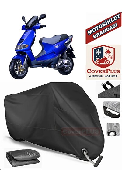 MotoEN Black Lock Compatible Piaggio Skipper 150 Motor Tarpaulin Motorcycle T...