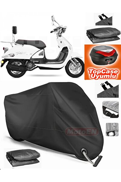 MotoEN قفل أسود متوافق مع Yuki ZN-100T-E5 Legend Tarpaulin Topcase الخلفي حقي...