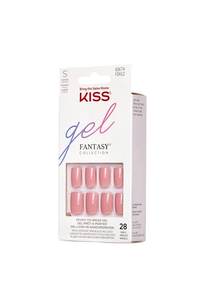 Kiss Gel Fantasy Nails Short Length KGN12