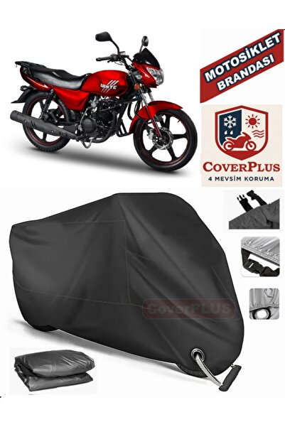 MotoEN Black Lock Compatible Motoran Dante 100 Motor Tarpaulin Motorcycle Tar...
