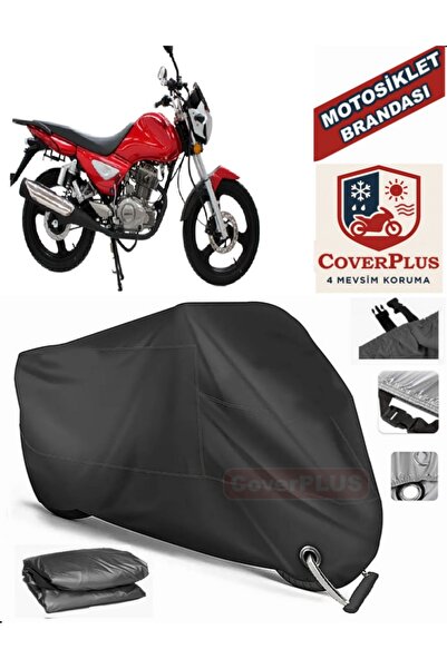 MotoEN Black Lock Compatible Mondial 150 Ut Engine Tarpaulin Motorcycle Tarpa...