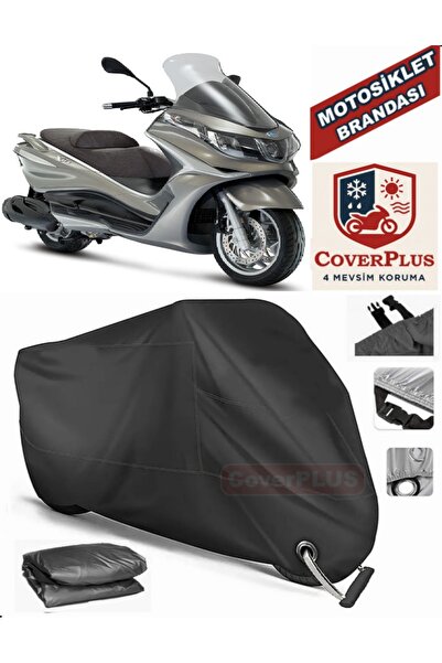 MotoEN قفل أسود متوافق مع بياجيو X10 350 موتور القماش المشمع للدراجات النارية...