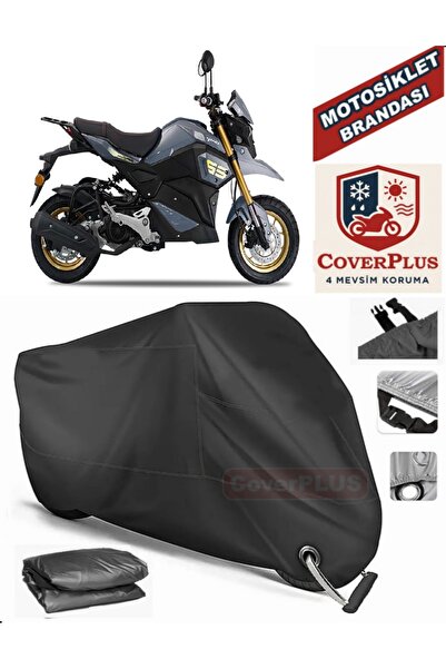 MotoEN Black Lock Compatible Yuki Hammer 50 Motor Tarpaulin Motorcycle Tarpau...