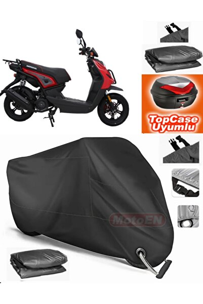 MotoEN قفل أسود متوافق مع Mondial 150 Argent Tarpaulin Topcase الخلفي المتواف...