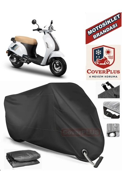 MotoEN قفل أسود متوافق مع Motoran Allegro Motor القماش المشمع للدراجات الناري...