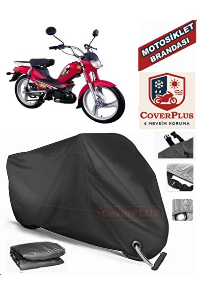 MotoEN Black Lock Compatible Yamaha Galaxy Motor Tarpaulin Motorcycle Tarpaul...