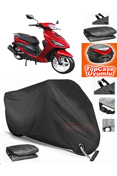 MotoEN قفل أسود متوافق مع Stmax Nett 50 من القماش المشمع Topcase الخلفي المتو...