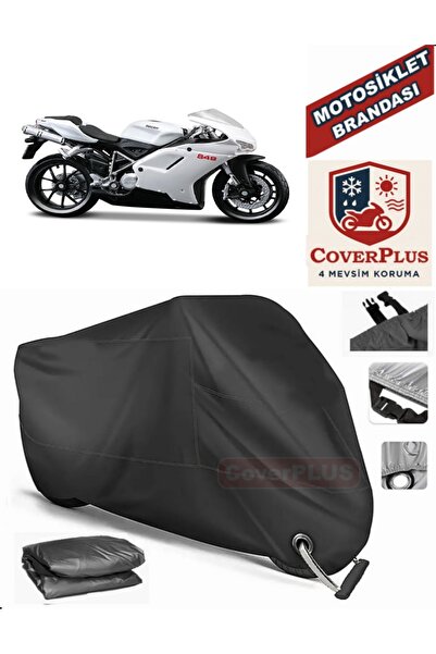 MotoEN Black Lock Compatible Ducati 848 Motor Tarpaulin Motorcycle Tarpaulin ...