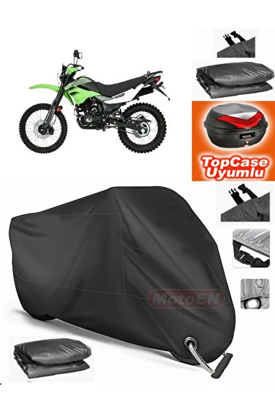 MotoEN Black Lock Compatible Mondial X-Treme Max 150 Tarpaulin Topcase Rear B...