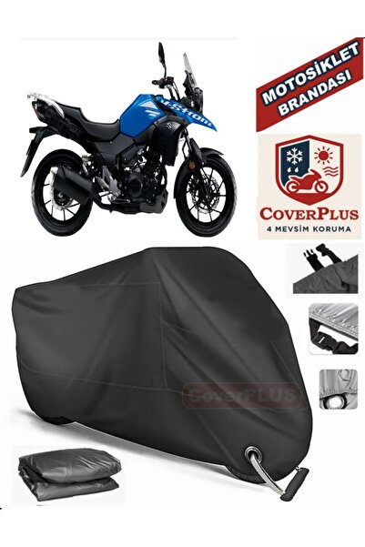 MotoEN قفل أسود متوافق مع سوزوكي V-Strom 250 موتور القماش المشمع للدراجات الن...