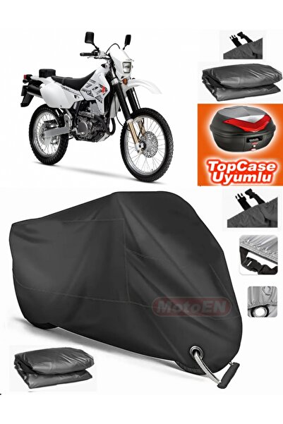 MotoEN قفل أسود متوافق مع سوزوكي DRZ400 S من القماش المشمع Topcase الخلفي الم...