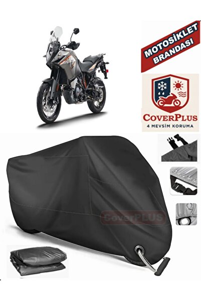 MotoEN قفل أسود متوافق مع KTM 1190 Adventure Motor Tarpaulin خيمة غطاء من الق...