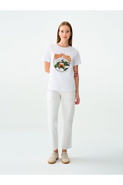 Loft Women's Regular Fit T-Shirt - Sleeves