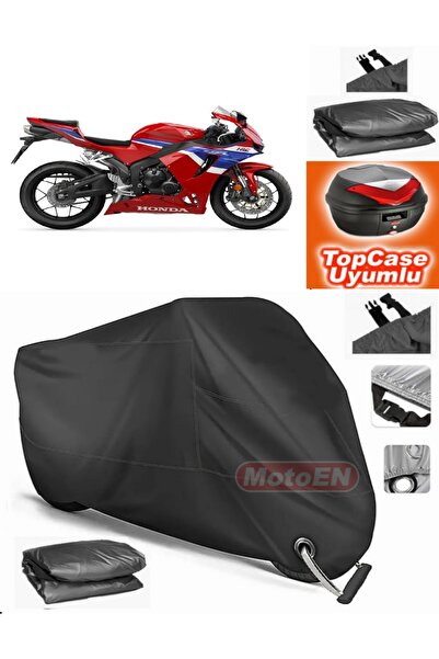 MotoEN قفل أسود متوافق مع Honda CBR 600 RR من القماش المشمع Topcase الخلفي ال...