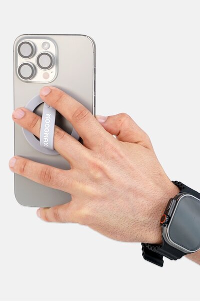 MOOGMAX MX-MH192 Jelly Magnetic Ring Holder, Grey