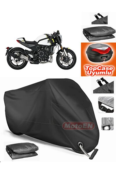 MotoEN Black Lock Compatible Cf Moto 700Cl-X Sport Tarpaulin Topcase Rear Bag...