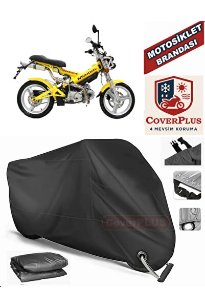 MotoEN Black Lock Compatible Mondial 125 Aggressive Motor Tarpaulin Motorcycl...