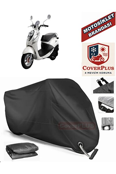 MotoEN Black Lock Compatible Sym Mio 100 Motor Tarpaulin Motorcycle Tarpaulin...