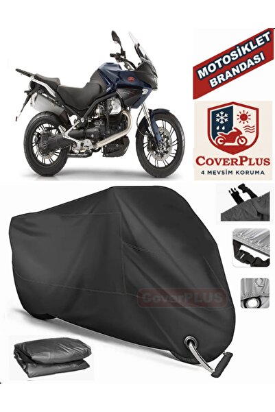 MotoEN Black Lock Compatible Moto Guzzi Stelvio 1200 4V Motor Tarpaulin Motor...