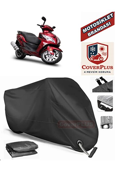MotoEN Black Lock Compatible Motoran Maximus 150 Motor Tarpaulin Motorcycle T...