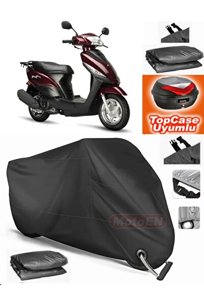 MotoEN قفل أسود متوافق مع Kuba Golf 100 من القماش المشمع Topcase الخلفي المتو...