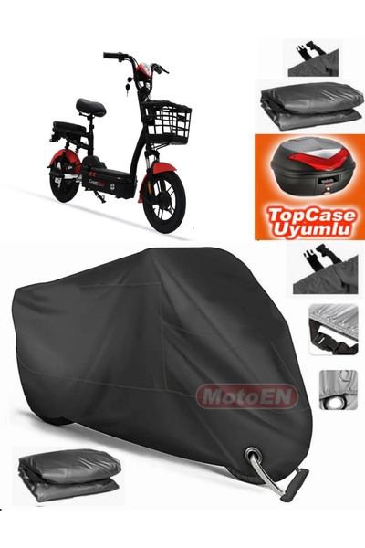 MotoEN قفل أسود متوافق مع Arora Casper New Tarpaulin Topcase Back Bag متوافق ...