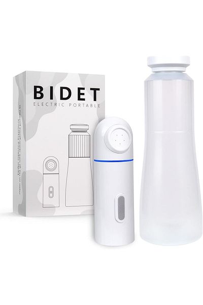 Generic Junaris Portable Travel Bidet With Reservoir, Leak Proof, USB-Type C Mini Electric Rechargeable Trav