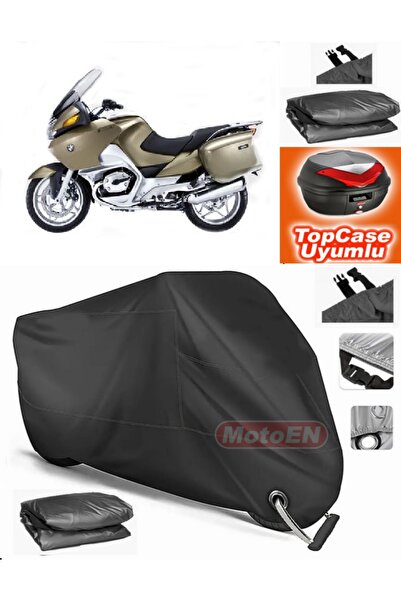 MotoEN قفل أسود متوافق مع Bmw R 1100 RT قماش القماش الخلفي Topcase متوافق مع ...