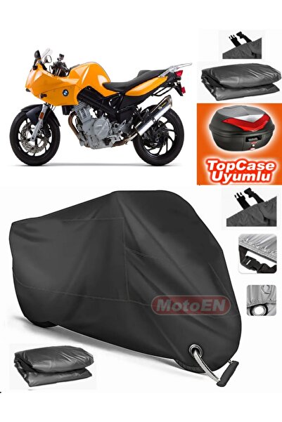 MotoEN قفل أسود متوافق مع Bmw F 800S قماش القنب Topcase الخلفي حقيبة متوافقة ...