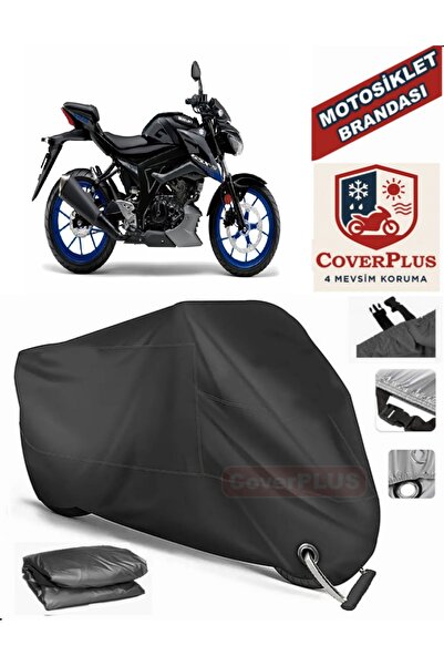 MotoEN قفل أسود متوافق مع سوزوكي GSX-S 125 موتور القماش المشمع للدراجات النار...
