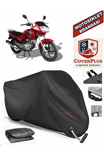 MotoEN Black Lock Compatible Arora Ar 125-48 Yebere Motor Tarpaulin Motorcycl...