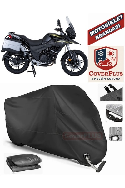 MotoEN Black Lock Compatible Mondial Rx3I Evo Motor Tarpaulin Motorcycle Tarp...