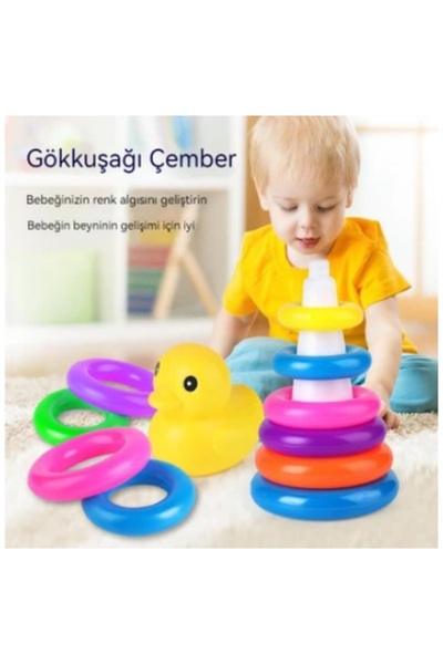 abnturk Filede Ördekli Renkli Halka Geçirme Oyunu Gökkuşağı Çember Gökkuşağı ...