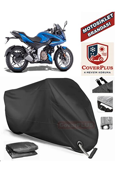 MotoEN قفل أسود متوافق مع Bajaj Pulsar F 250 Motor Tarpaulin دراجة نارية قماش...