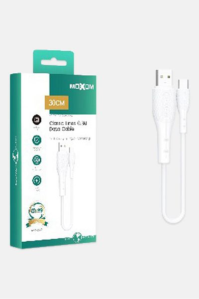 MOXOM Cc-80 1 Meter Type-c Charging Cable, White