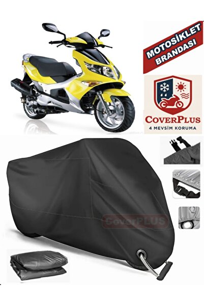 MotoEN Black Lock Compatible Legal Bobcat 150 Engine Tarpaulin Motorcycle Tar...