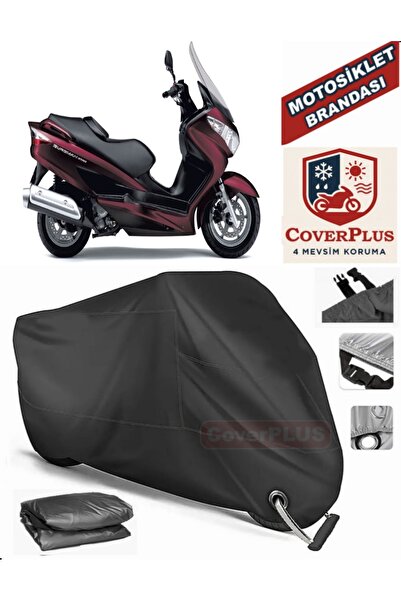 MotoEN قفل أسود متوافق مع سوزوكي بورجمان 200 موتور قماش القنب دراجة نارية الق...
