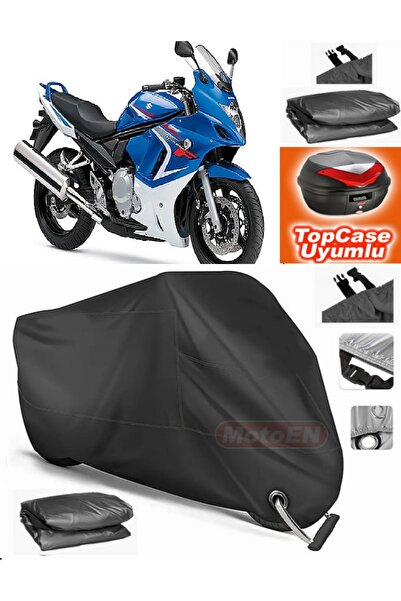 MotoEN قفل أسود متوافق مع سوزوكي GSX 650 F من القماش المشمع Topcase الخلفي ال...