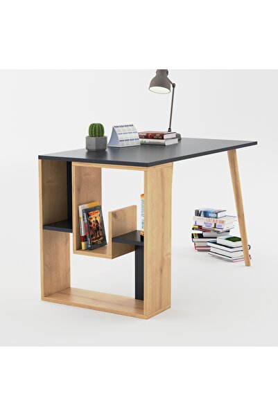 lagomood Sally Çalışma Masası Antrasit Meşe