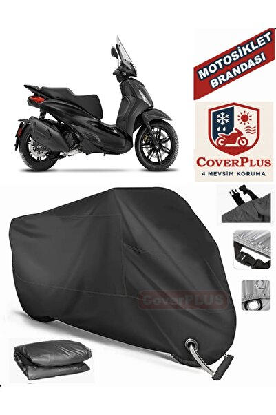 MotoEN قفل أسود متوافق مع بياجيو بيفرلي 400 موتور قماش القنب دراجة نارية القم...