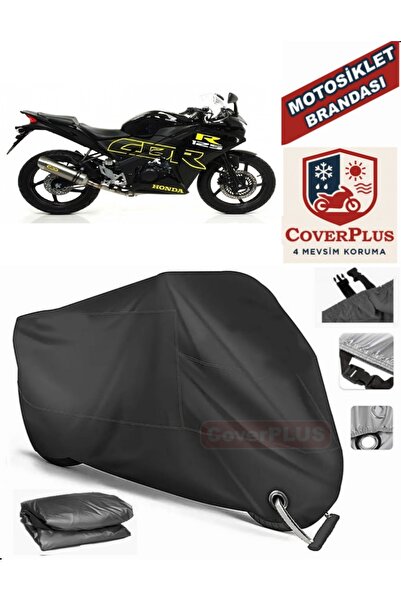 MotoEN Black Lock Compatible Honda Cbr 125 R Motor Tarpaulin Motorcycle Tarpa...