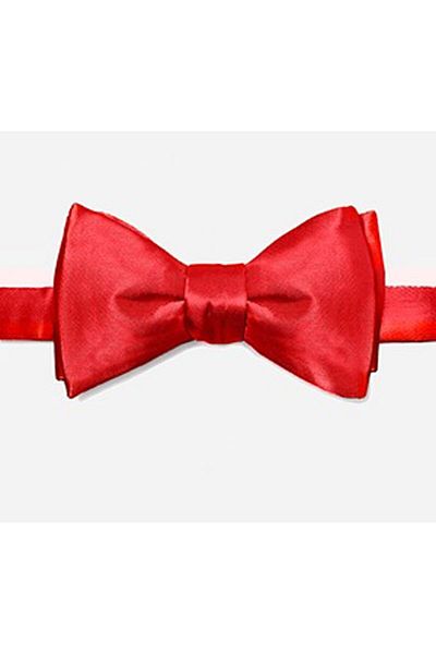 Pandoli Partidolu Children's Adult Compatible Performance Bow Tie Red Color