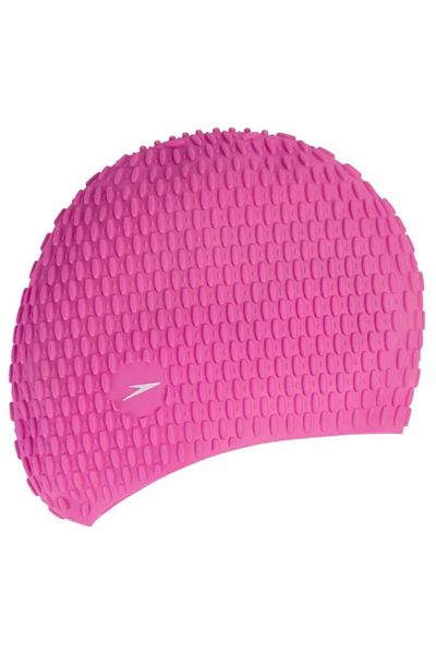 SPEEDO Bubble Cap (Pink/White)