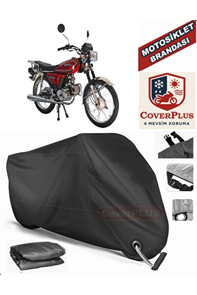 MotoEN Black Lock Compatible Mondial 100 Ugk Engine Tarpaulin Motorcycle Tarp...