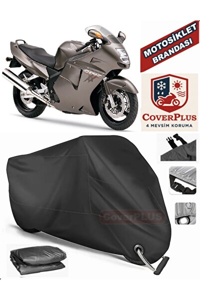 MotoEN Black Lock Compatible Honda Cbr 1100 Xx Motor Tarpaulin Motorcycle Tar...