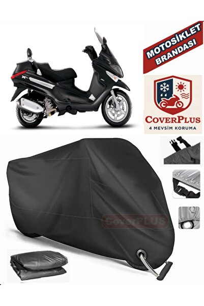 MotoEN قفل أسود متوافق مع بياجيو X9 250 موتور القماش المشمع للدراجات النارية ...