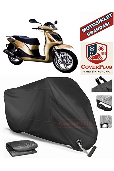 MotoEN قفل أسود متوافق مع دورادو دافني موتور القماش المشمع للدراجات النارية غ...