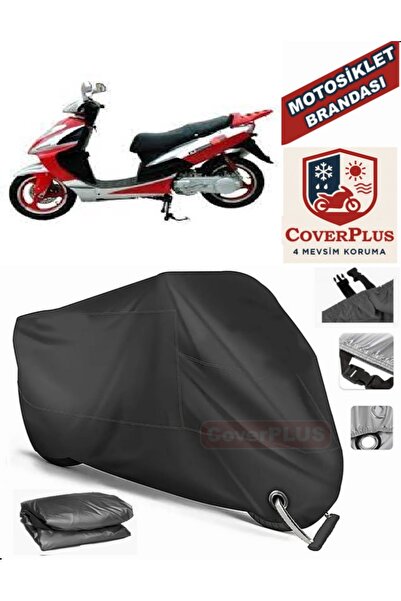 MotoEN Black Lock Compatible Mondial 175 Masti X Motor Tarpaulin Motorcycle T...