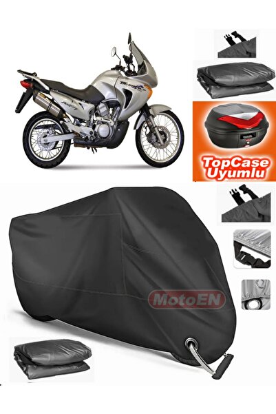 MotoEN قفل أسود متوافق مع Honda XL 650 Transalp Tarpaulin Topcase الخلفي المت...