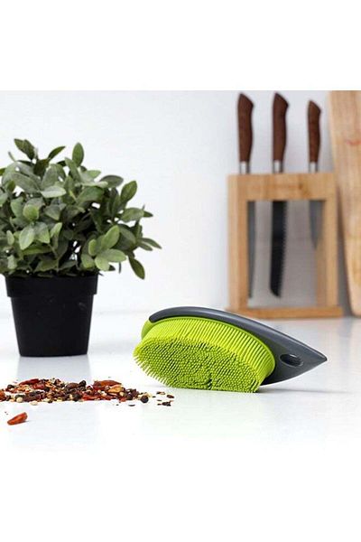 ROYALFORD Double Side Brush Green/Grey 17x8x3cm